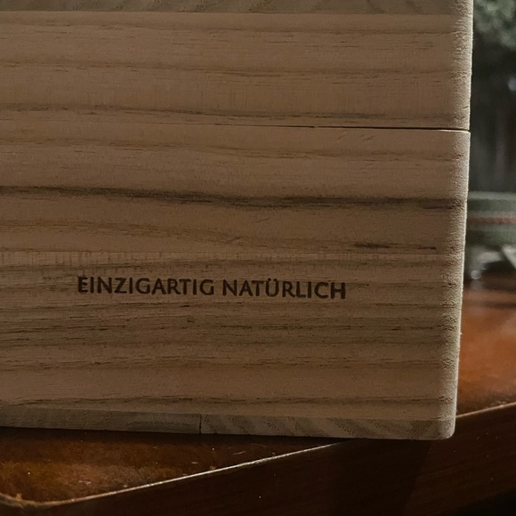 HOLZKERN empty Wooden watch Box with Cork Cushion. main image 4